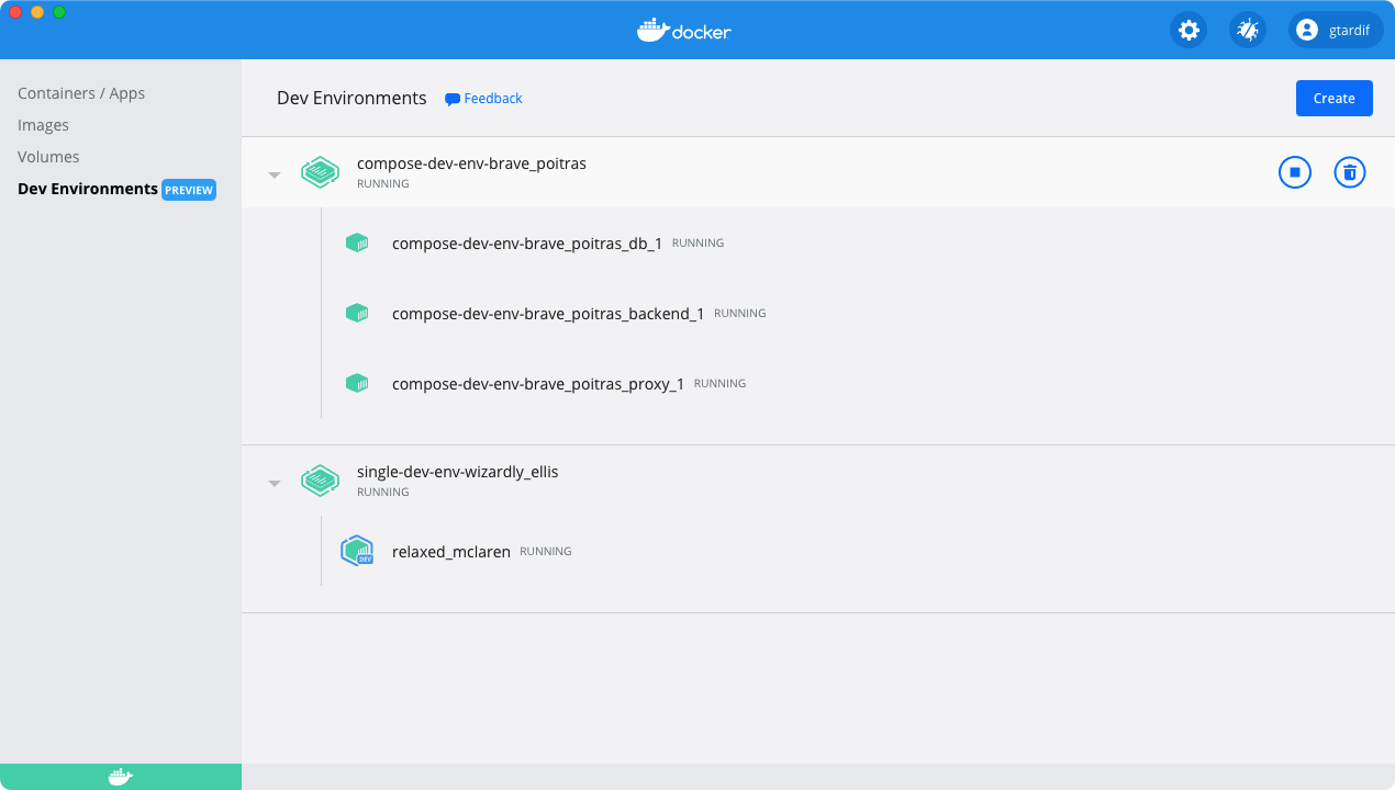 Compose Dev environment