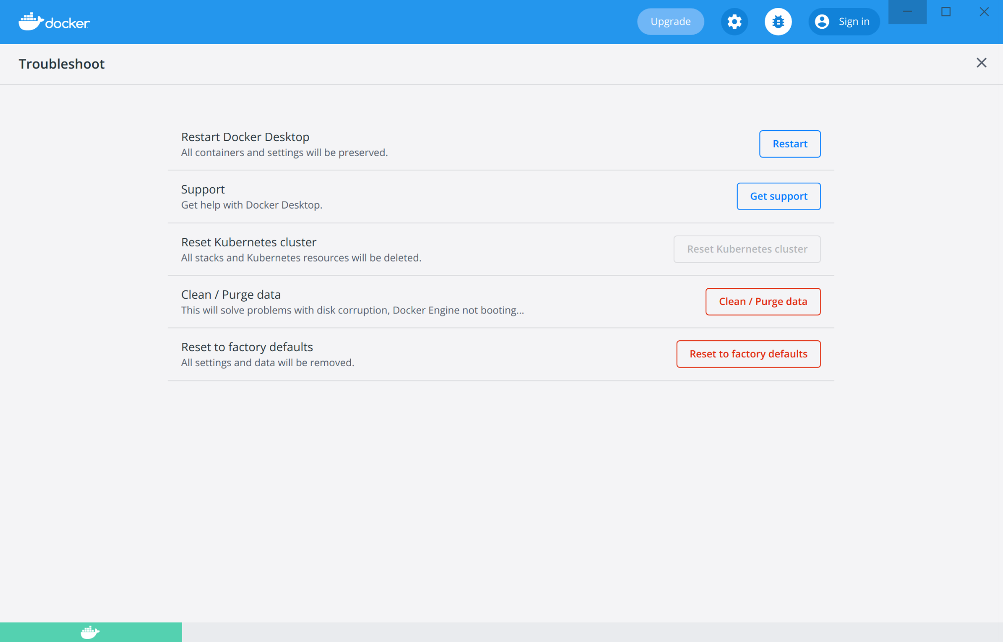 Troubleshoot Docker Desktop